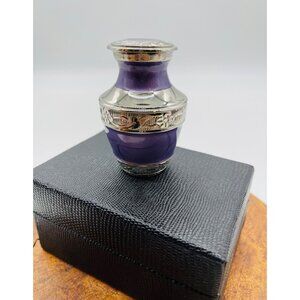 Purple Mini Urn/Small Urns/Cremation Keepsakes for Ashes/Ash Holders for Human A